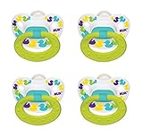 NUK Confetti Ducks Orthodontic Silicone Pacifier by NUK
