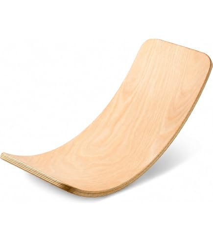 Amazon.co.jp: FUNPENY 木製バランスボード Wobbel Balance Board 子供