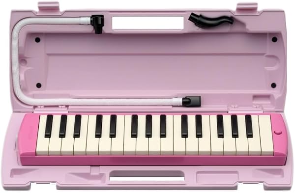 YAMAHA P-32E PIANICA, 32 Keys, safety pink - 1