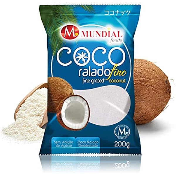 Amazon | ココナッツロング 200g MUNDIAL foods coco ralado grosso