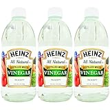 ハインツ ホワイトビネガー ディステル 473ml 3本セット 醸造酢 MK社製開封日シール1枚 セット商品