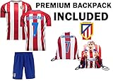 jerzehero Atletico Griezmann # 7 Kids Youth 3 in 1サッカーギフトセット& # x2713 ; Soccer Jersey & # x2713 ; Sh