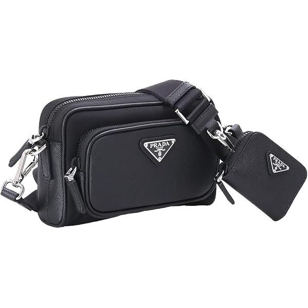Amazon | PRADA (プラダ) サフィアーノレザー ショルダーバッグ