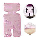 ETLX2002-P 可愛い ベビーカー用 清涼 クールマット 赤ちゃん 幼児用 冷感 敷きパッド 通気 滑り止め 折りたたみ快適 贈り物
