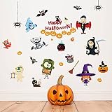 wingbind Removeable DIYアート壁画ビニール防水壁stickerswallpaperカボチャゴースト魔女ハロウィン子供部屋Dinning Room Decor WB-0358-LY