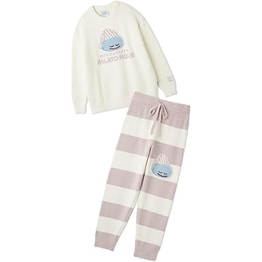 ジェラピケドラクエレディースモンスターワンポイントロンT＆総柄ロングパンツセット ドラゴンクエスト】【レディース】アソートモンスター総柄ロング