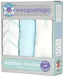 weegoamigo(ウィーゴアミーゴ) おくるみ ガーゼ 3枚 箱入り 3 Pack Bamboo Muslin Ark Adventure アークアドベンチャー
