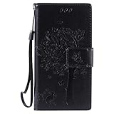 Sony Xperia Z5 Compact (Mini) ケース 手帳型ケース, UNEXTATI 高級 PUレザー 保護ケース 財布型 カバー 液晶保護 カード収納 スタンド機能 マグネット開閉式