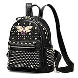 リュックバッグ レディース バッグ 大容量 通学通勤 お洒落 革 レザーバッグ 新品 (ブラック)