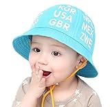 【SEBLES】ベビー 赤ちゃん 男の子 女の子 つば広 顎紐 ハット アドベンチャーハット 可愛い エレガント お洒落 わんぱく お出かけ カジュアル(タイプC)