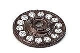 Carpe Diem Hardware 883-12C Cache Bronze Escutcheon with Swarovski Crystals [並行輸入品]