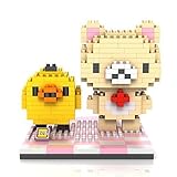 LOZ Diamond Blocks Nanoblock Milk White RilakKuma And Kiiroitori Educational Toy 310pcs