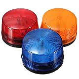 Dovewill 12V　ラウンド　安全　アラーム　セキュリティ　ポスト　注意　フラッシュ　警告　 LED　ライト　ブルー　　工事現場に適用