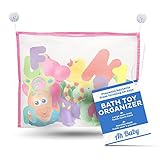 Ah Baby BathおもちゃオーガナイザーストレージバッグでバスルームTidyと子供を安全から金型とカビ ピンク