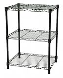 エイ・アイ・エス(AIS) スチールラック支柱径19mm 3段 幅45奥行35高さ60.4cm ブラウン SRS-4535BR