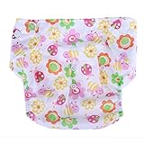 Domybest ベビー服 ベビーおむつ 女の子 男の子 6-12ヶ月に適して 6色 四季 練習 ベビープルパンツ コットン 良い換気 強い弾力性 強力吸水 再利用可能