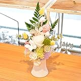 [florence du]プリザーブドフラワー お供え 彩華 クリアケース 付 仏花 仏壇 フラワーギフト 花ギフト
