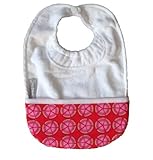Silly Billyz Towel Pocket Bib, White 3 mos - 3 Yrs by Silly Billyz