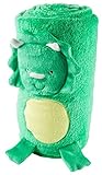 Carter 's roll-me-up 40 " x 50 " Plush Dinosaur Blanket