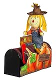 18" Pumpkin and Scarecrow Magnetic Mailbox Cover [並行輸入品]