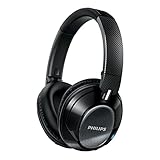 Philips SHB9850NC/27 Wireless Noise Canceling Headphones, Black