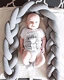 Burning Go ベビー ベッドガード ベッドフェンス 赤ちゃん サイドガード ベッドバンパー ノットクッション 抱き枕 ソファークッション 結び目 ロング 部屋飾り 撮影小物 北欧 出産祝い プ