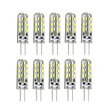 G4 LED Light Bulb G4 Base LED Bulb Halogen Replacement 24 LED 3014 SMD 1.5W DC 12V 100LM Bright G4 L