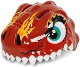 Wlolo? 3D Cartoon Roller-skating Scooter Sports Kids Helmet Dinosaur,Red [並行輸入品]