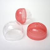 サワダプラテック ガチャ玉シリーズ レッド S 径45mm 2個入│樹脂・プラスチック 樹脂ドーム・カプセル