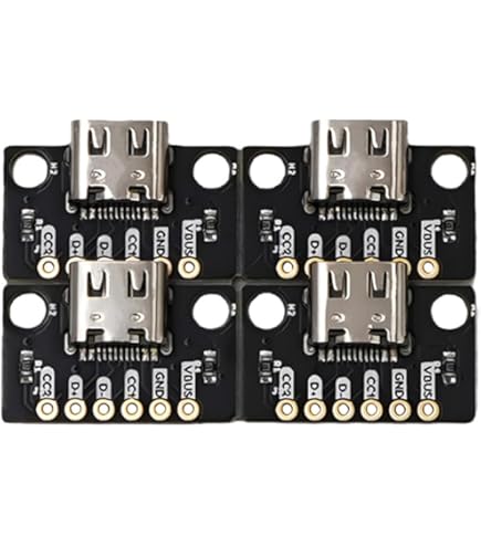 USBタイプBメスコネクタ DIPアダプタ ブレークアウトモジュール　10個 41-FXjfwLGL.jpg_BO30,255,255,