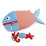 ケテクルーゼ 布製玩具 ベビーぬいぐるみ ミニぬいぐるみ付き おさかなクッション