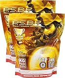 G&G プラスチックBB弾 0.25g 1KG 4000shot ホワイト G-07-097 ((2) 2袋セット)