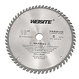 uxcell Wood Cutting 10-inch Dia 6000RPM Speed Circular Metal Saw Cutter 60T [並行輸入品]