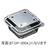【1000枚】 OP-210A 117 × 120 × 高 66 mm OPS 【56253】 野菜・果物を傷めない 食品容器 デンカポリマー Sモ 代不