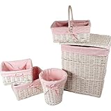 Koala Baby 5-Piece Basket Set - White [並行輸入品]