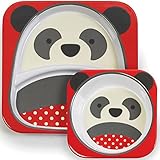 スキップホップ 食器セット ボウル プレート パンダ [並行輸入品]