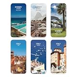 モノライク·キャプチャー·ザ·ライフ シドニー イタリア ハード ブックマーク 6P SET, Capture the life Sydney Italy Hard Bookmark - アクリルブックマーク、しおり、読書用品