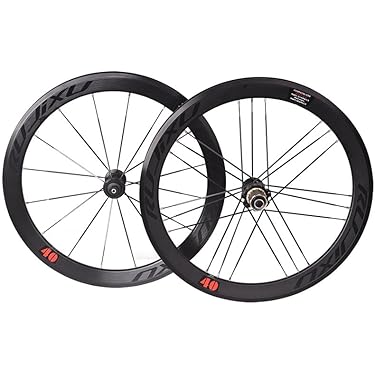 自転車用前後ホイールセット、160mmローター付き ZTTOロードバイクカーボンファイバーチューブレスディスク