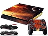 PlayStation 4 Protector Sticker Skin Decal For PS4 Console, 2 Controllers And 2 Light Bar Sensor Dec