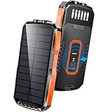 【2020年新登場】 モバイルバッテリー ソーラー ソーラーチャージャー 25000mAh elzle 大容量 Qiワイヤレス充電機能搭載