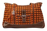 Kalencom Heavenly Dots Week-Ender Bag, Chocolate/Orange by Kalencom [並行輸入品]