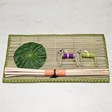 仏壇屋 滝田商店 お盆飾り用 真菰(まこも)・おがら(麻がら)セット 小(巾約45.5cm×奥行約25.5cm)◆お盆用品 新盆 初盆【滝田商店発行 証明書付】