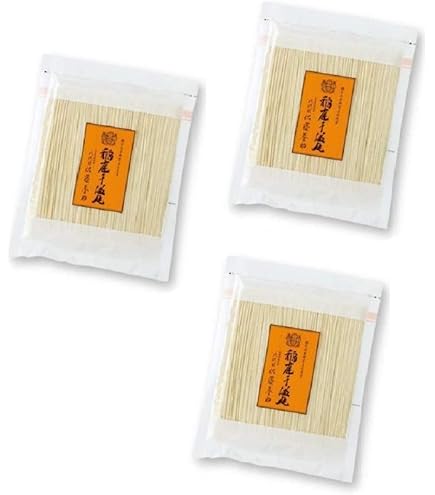 Amazon.co.jp: 稲庭うどん 佐藤養助稲庭干饂飩 紙化粧箱入り (80g×5