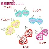 EARTHMAGIC(アースマジック) 「ハート・ロゴ」イヤリング1603【C】 F(フリーサイズ) ピンク(25)
