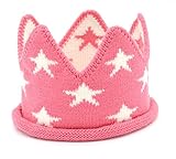 Alemon Little Star誕生日クラウン帽子1st 2 ndのBaby Girl誕生日パーティー、ピンク