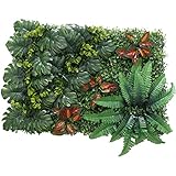 B Blesiya 人工　花の壁パネル　結婚式　会場　装飾　多種選べる　 - グリーンB