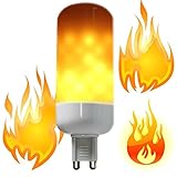 Flame電球g9ベース4 W、LED Fire効果ライト電球装飾ランプ