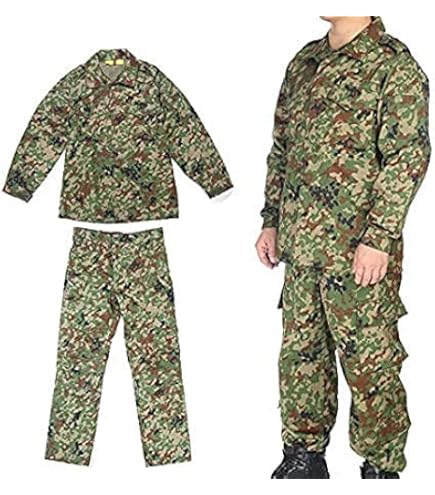 Amazon | PX 陸上自衛隊 迷彩 戦闘服 2型 TC リップストップ 上下  