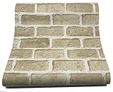 HARMONY HOME【DIY 壁紙シール】レンガ 剥がせる ウォールステッカー　(HS-002　45cmX10m) (貼り方説明あり) …