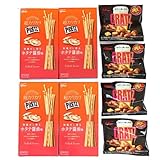 超カリカリプリッツ(ホタテ醤油味)とクラッツミニ(ペッパーベーコン)セット(2種・8コ) おかしのマーチ